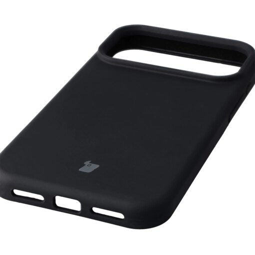iPhone 17 Pro Max umbris silikoonist Bizon Soft Case must 2