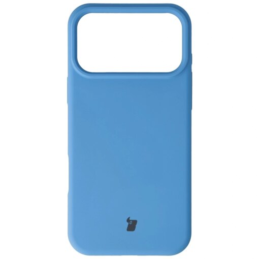 iPhone 17 Pro Max umbris silikoonist Bizon Soft Case sinine 1