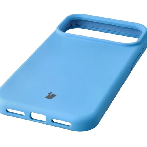 iPhone 17 Pro Max umbris silikoonist Bizon Soft Case sinine 2