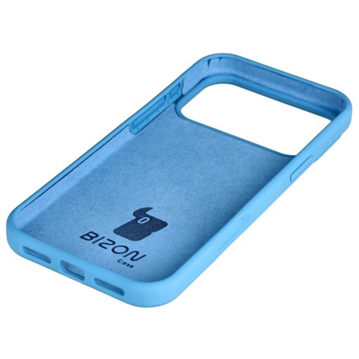 iPhone 17 Pro Max umbris silikoonist Bizon Soft Case sinine 3