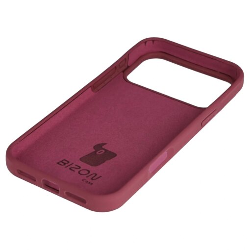 iPhone 17 Pro Max umbris silikoonist Bizon Soft Case tumelilla 3