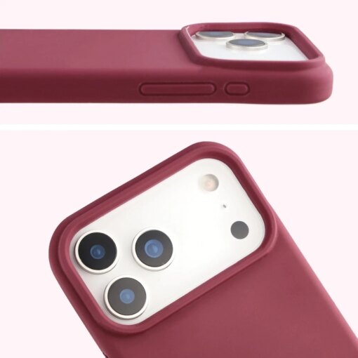 iPhone 17 Pro Max umbris silikoonist Bizon Soft Case tumelilla 4