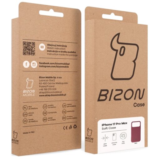 iPhone 17 Pro Max umbris silikoonist Bizon Soft Case tumelilla 7