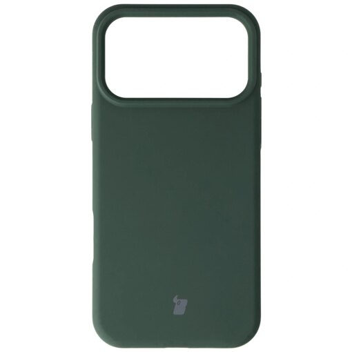 iPhone 17 Pro Max umbris silikoonist Bizon Soft Case tumeroheline 1