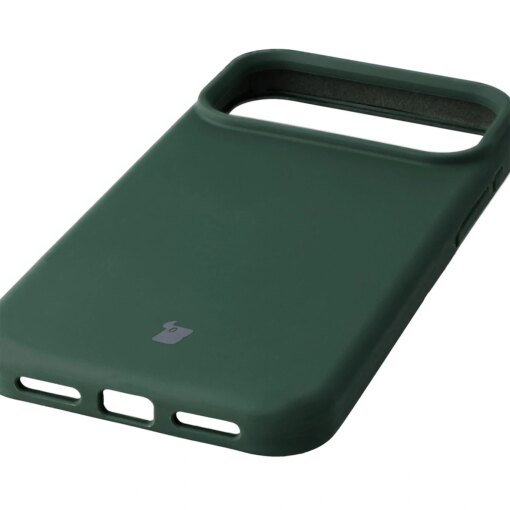 iPhone 17 Pro Max umbris silikoonist Bizon Soft Case tumeroheline 2