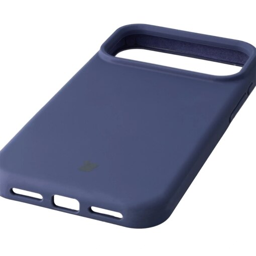 iPhone 17 Pro Max umbris silikoonist Bizon Soft Case tumesinine 2