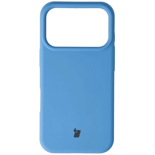 iPhone 17 Pro umbris silikoonist Bizon Soft Case sinine 1