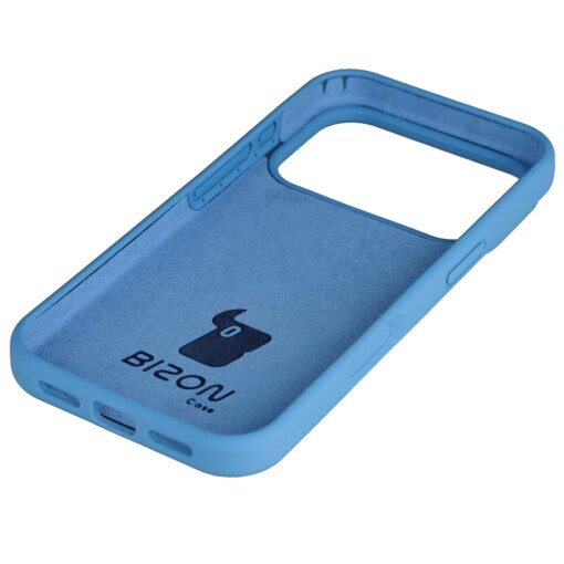iPhone 17 Pro umbris silikoonist Bizon Soft Case sinine 3