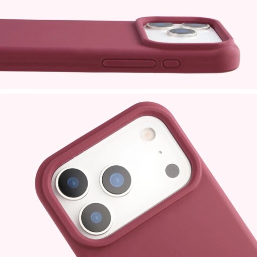 iPhone 17 Pro umbris silikoonist Bizon Soft Case tumelilla 4