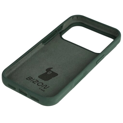 iPhone 17 Pro umbris silikoonist Bizon Soft Case tumeroheline 3