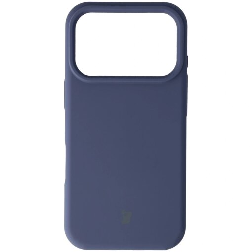 iPhone 17 Pro umbris silikoonist Bizon Soft Case tumesinine 1