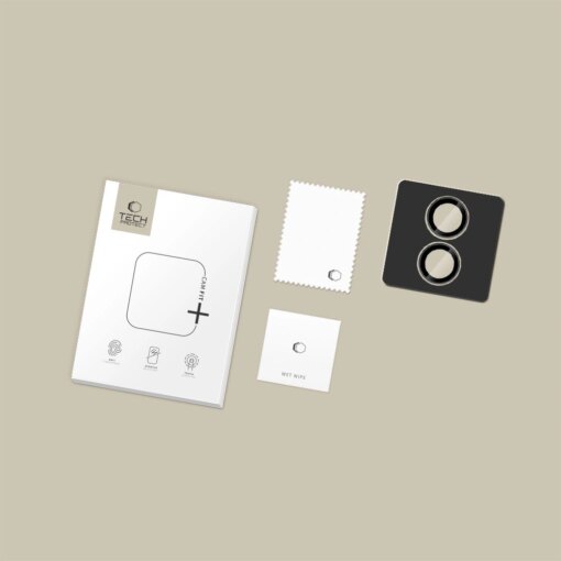 iPhone 17 kaamera kaitseklaas Camring Fit must 3