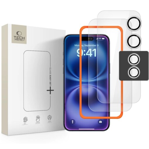 iPhone 17 kaitseklaaside komplekt Easy Set labipaistev