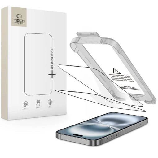 iPhone 17 kaitseklaaside komplekt Quick Set 2tk