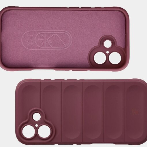 iPhone 17 umbris Bizon Case Tur silikoonist burgundy 5
