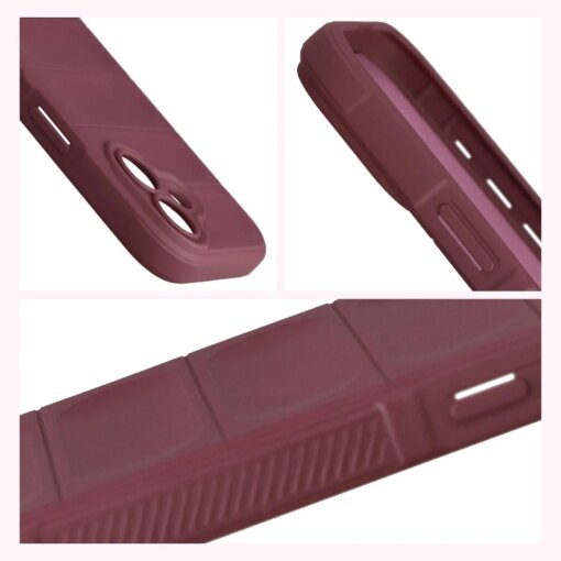 iPhone 17 umbris Bizon Case Tur silikoonist burgundy 6