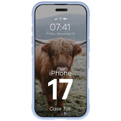 iPhone 17 umbris Bizon Case Tur silikoonist helesinine 4
