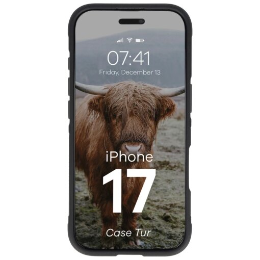iPhone 17 umbris Bizon Case Tur silikoonist must 4