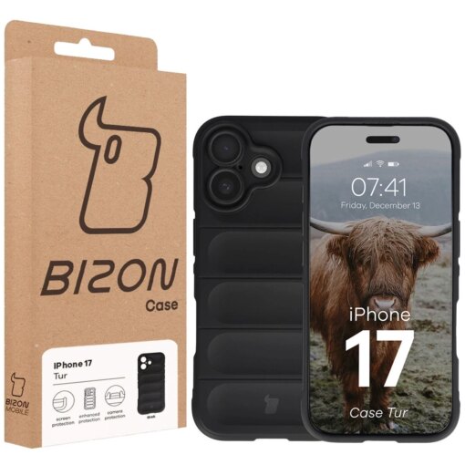 iPhone 17 umbris Bizon Case Tur silikoonist must 7