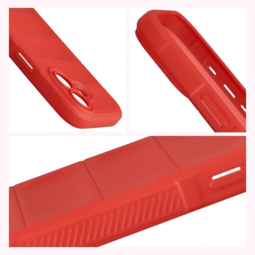iPhone 17 umbris Bizon Case Tur silikoonist punane 6