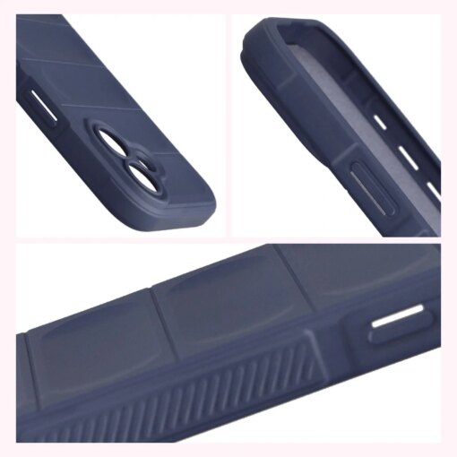 iPhone 17 umbris Bizon Case Tur silikoonist tumesinine 6