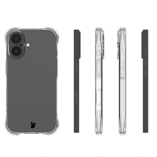 iPhone 17 umbris Bizon Salpa silikoonist tugevdatud nurkadega labipaistev 2