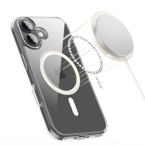 iPhone 17 umbris Flexair Hybrid MagSafe silikoonist labipaistev 1