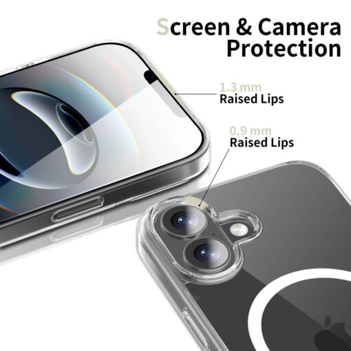 iPhone 17 umbris Flexair Hybrid MagSafe silikoonist labipaistev 4