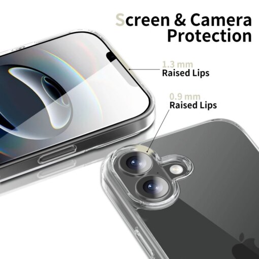 iPhone 17 umbris Flexair Hybrid silikoonist labipaistev 3
