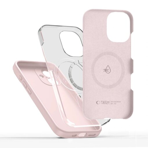 iPhone 17 umbris MagSafe Silicone silikoonist roosa parl 1