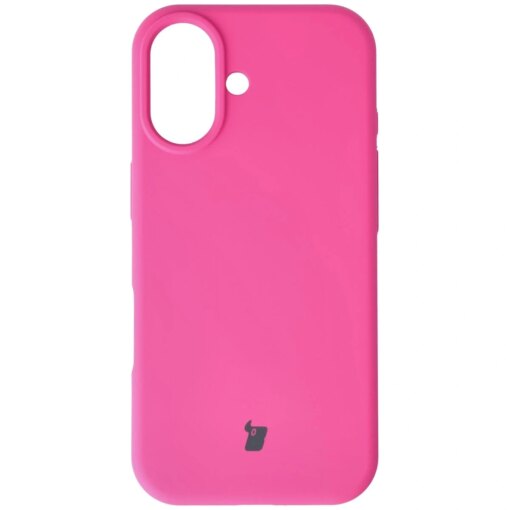 iPhone 17 umbris silikoonist Bizon Soft Case fuksia 1