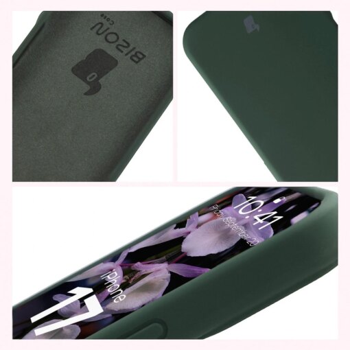 iPhone 17 umbris silikoonist Bizon Soft Case tumeroheline 5