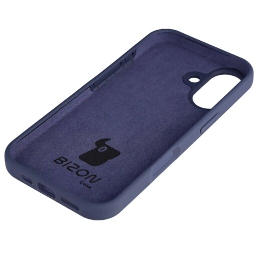 iPhone 17 umbris silikoonist Bizon Soft Case tumesinine 3