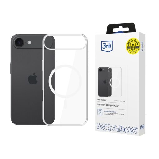 Apple iPhone 17 AIR umbris silikoonist labipaistev – 3mk Clear MagCase