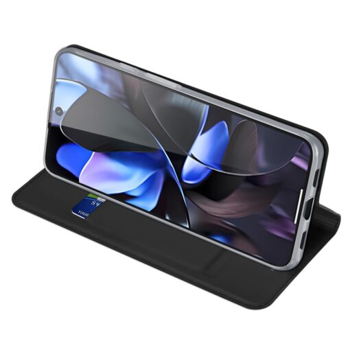 Pixel 10 10 PRO kaaned Dux Ducis Skin Pro kunstnahast must 4