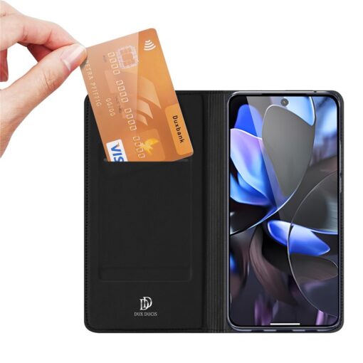 Pixel 10 10 PRO kaaned Dux Ducis Skin Pro kunstnahast must 7