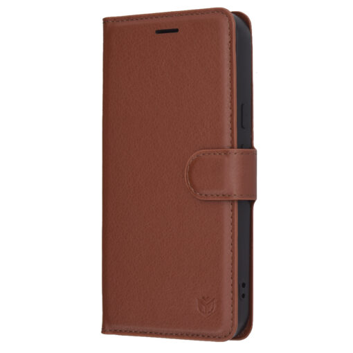 Pixel 10 10 PRO kaaned kunstnahast Leather Folio pruun 3