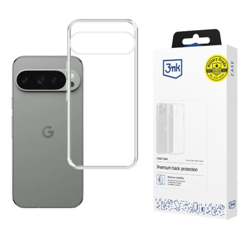Pixel 10 10 PRO umbris silikoonist labipaistev – 3mk Clear Case