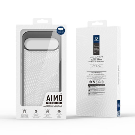 Pixel 10 PRO XL umbris silikoonist ja plastikust Aimo Series must 10