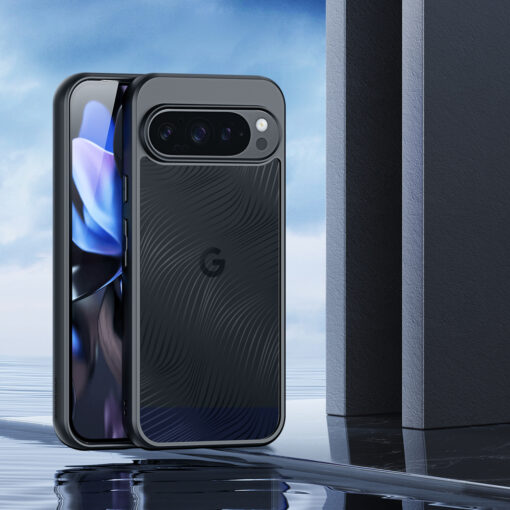 Pixel 10 PRO XL umbris silikoonist ja plastikust Aimo Series must 3