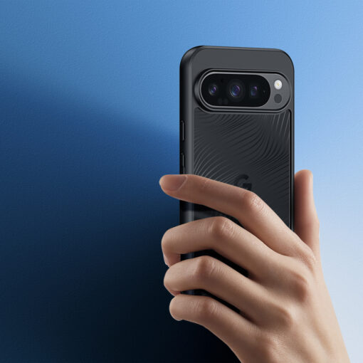 Pixel 10 PRO XL umbris silikoonist ja plastikust Aimo Series must 4