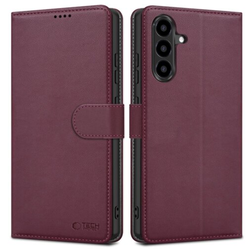 Samsung A17 A26 kaaned kunstnahast Wallet mulberry