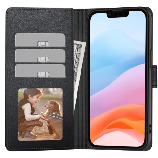 Samsung A17 A26 kaaned kunstnahast Wallet must 1