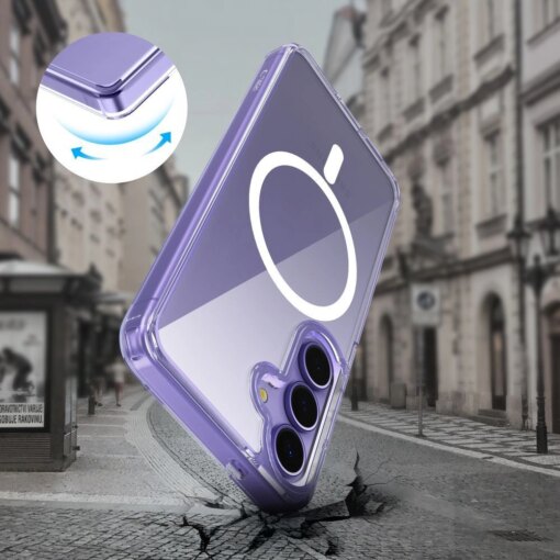 Samsung A17 umbris Flexair Hybrid MagSafe silikoonist labipaistev 4