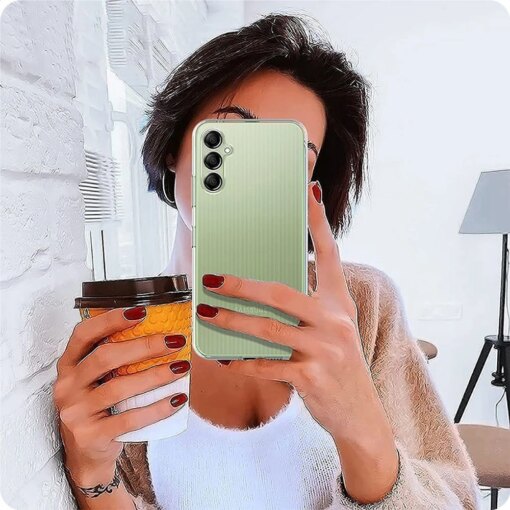 Samsung A17 umbris Flexair silikoonist labipaistev 4