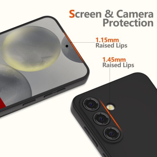 Samsung A17 umbris Icon silikoonist must 1