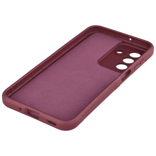 Samsung A17 umbris Tur armored silikoonist burgundy 3