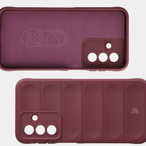 Samsung A17 umbris Tur armored silikoonist burgundy 5