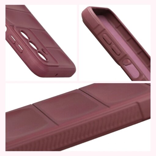 Samsung A17 umbris Tur armored silikoonist burgundy 6