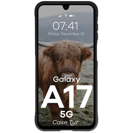 Samsung A17 umbris Tur armored silikoonist must 4